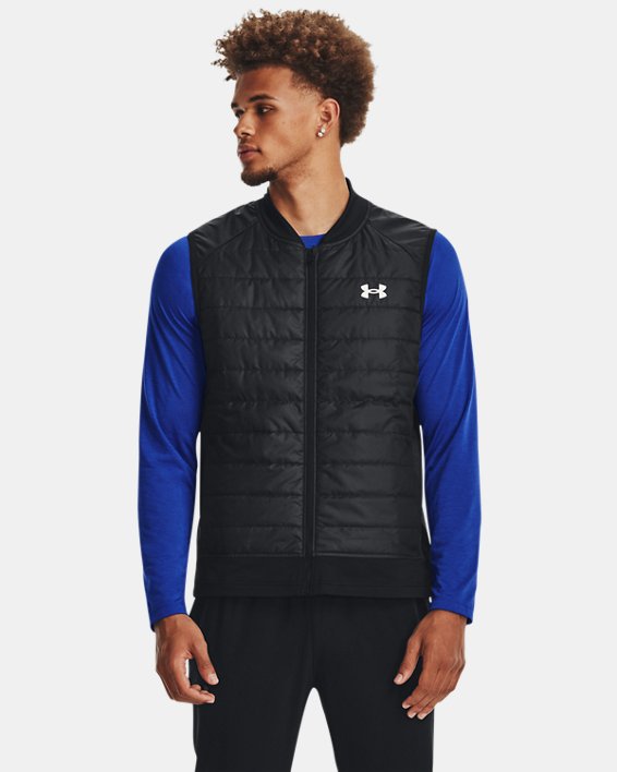 Men's UA Storm Insulated Run Vest, Black, pdpMainDesktop image number 0